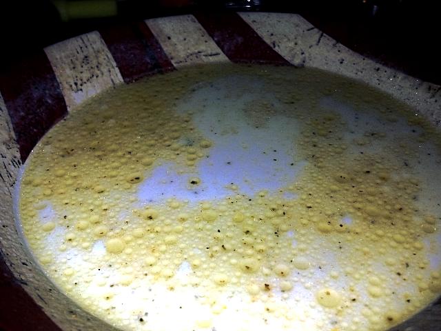 Potato Pea Soup without emulsifier